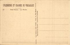 Versailles CPA Small Trianon the mouli (millet)