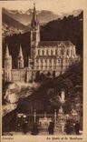 Lourdes CPA the cave and the basilica