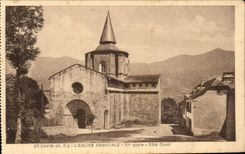 Str Savin CPA die Abteikirche