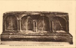 Str Savin CPA das Abteikirche Grab von Str Savin