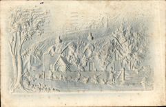 CPA Fantasy Relief map House under snow