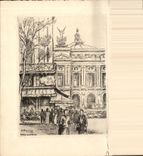 CPA Fantasy Paris Cafe of Peace Opera