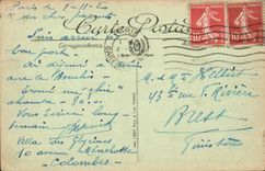 Paris CPA Panorama du jardin des Tuileries