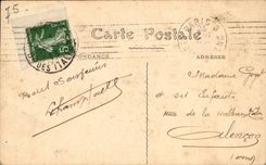 Paris CPA Panoramic View on the Eiffel Lathe and the large wheel