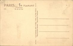 Paris CPA Ile de la Cite