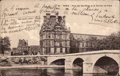 Paris CPA Pont des Saints Peres et le pavillon de Flore