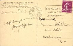 Bahnstation Paris-CPA der Lyon-Eisenbahn von Wetten hat Lyon und das Mittelmeer