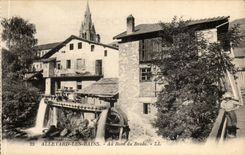 CPA Allevard les Bains At the edge of Breda (mill)
