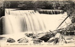 CPA Allevard les Bains the end of the world Cascades higher