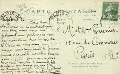 CPA Paris PArc of Butt circular Chaumont Promenade close to the rocks