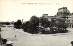CPA Paris Le square du Louvre