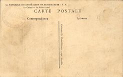 CPA Paris Basilique du Sacre Coeur de Montmatre Le choeur et le maitre autel