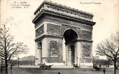 CPA Paris Arc de Triomphe of Etoile