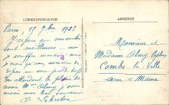 CPA Paris Park heap Naumachie Colonnade