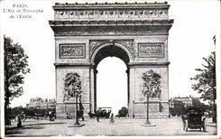 CPA Paris Arc de Triomphe of Etoile