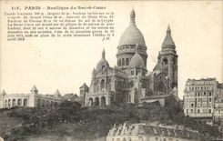 CPA Paris Basilique du Sacre Coeur Montmartre