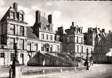 Fontaineableau MODERN CARD the palate of the good-byes and staircase of the horseshoe