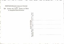 Fontaineableau MODERN CARD Gardens of the palate basin of the Tiber and vault Saint Saturnin