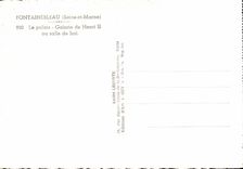 Fontaineableau MODERN CARD the palate Gallery of Henri II or ballroom