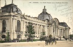 Paris CPA the small palace at the Champs Elysees