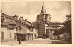 Str Savin CPA die Abteikirche