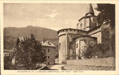 Str Savin CPA die Abteikirche