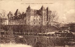 Pau CPA Castle Henri IV and the peak of midday of Ossau