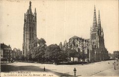 Bordeaux CPA the cathedral and the tower Pey Berland