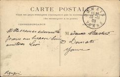 Paris CPA Public garden and Musee of Cluny