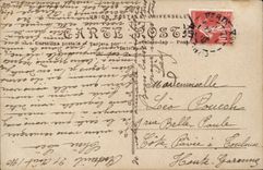 Paris CPA Which occurred of the Champs Elysees