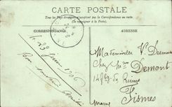 Paris CPA the Monsouris park the cascade