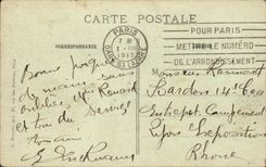 Paris CPA Places Bastille Column of July