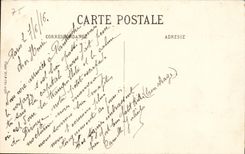 Paris CPA the fountain Saint Michel