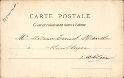 CPA Fantasy a baptism in Normandy (folklore caps costume)