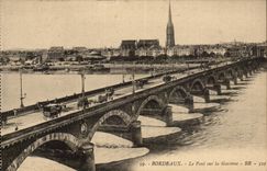 Bordeaux CPA the bridge on the Garonne