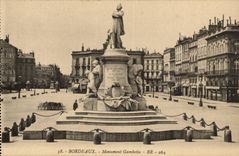Bordeaux CPA Gambetta Monument