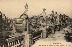 Bordeaux CPA Seen from of the terrace of the large theater