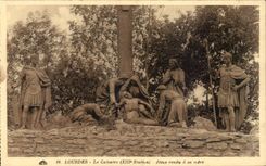 Lourdes CPA the martyrdom (13th station) returned Jesus has his/her mother