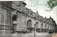 Paris CPA Parks quay of Orsay