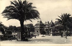 Paris CPA Palate of the Senate and Garden of Luxembourg