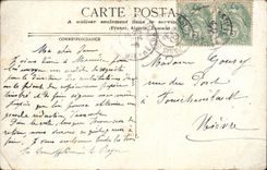 Paris CPA auf der Prachtstrasse Saint Martin (Werbung der Zeitungen)