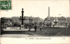 Paris CPA Place de la Concorde