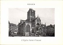 Rouen CPA the church Saint Vincent