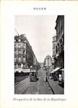 Rouen CPA View of the street of the Republic