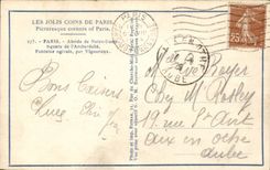 Paris CPA Abside de Notre Dame Square de l'archeveche Fontaine ogivale par Vigouroux