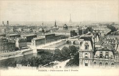Paris CPA Panorama des 7 ponts