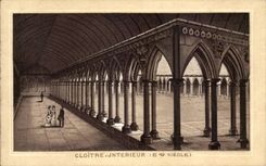 CPA Mont Saint Michel Cloister
