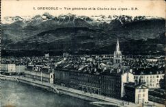 Ansicht und es Grenobles CPA die alpine Strecke