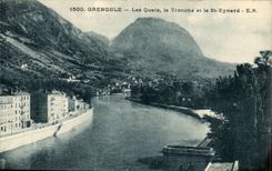 Kais Grenoble-CPA der Becher und die Str Eynard