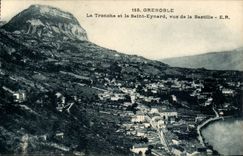 Grenoble CPA der Becher und Saint das Eynard gesehen von der Bastille